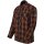Bores Men´s Lumberjack Jacket-Shirt orange / black XL