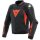 Dainese Super Speed 4 Leather Jacket black matt / fluo red