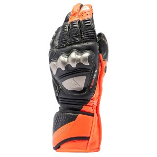 Dainese Full Metal 7 Gloves black / fluo red