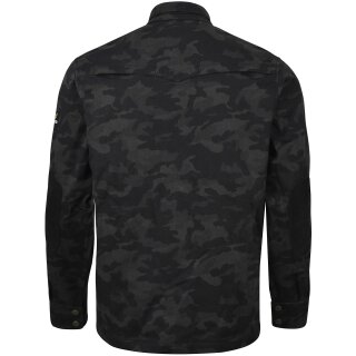 Bores Militaryjack Chaqueta-Camisa camuflaje negro 5XL