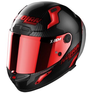 Nolan X-804 RS Ultra Carbon Iridium Edition carbon / red full-face helmet
