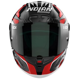 Nolan X-804 RS Ultra Carbon MotoGP carbono / plata / rojo Casco Integral S