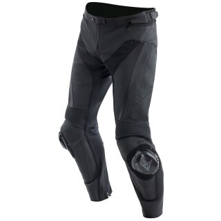 Dainese Delta 4 leather trousers black / black