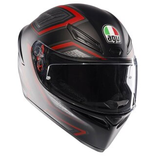 AGV K1 S full-face helmet Sling matt black/red