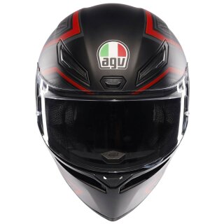 AGV K1 S full-face helmet Sling matt black/red
