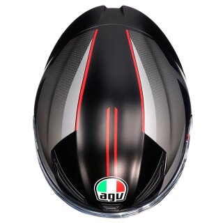 AGV K1 S full-face helmet Lap matt black/grey/red