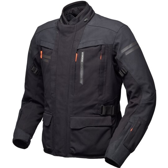 Modeka Paneo Textile Motorradjacke schwarz M