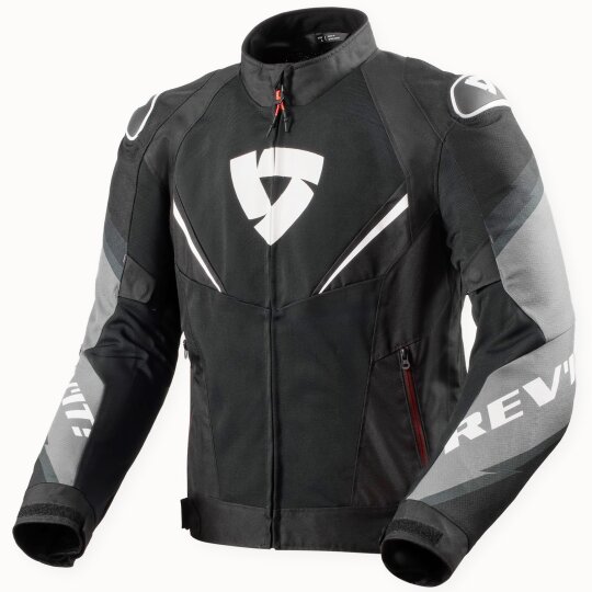 Revit Quantum 3 Air Textile Jacket Black / White