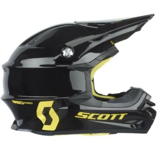 Scott 350 Pro schwarz / gelb Crosshelm
