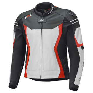 Held Street 3.0 Lederjacke wei&szlig; / rot