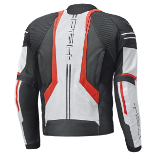 Held Street 3.0 Lederjacke wei&szlig; / rot