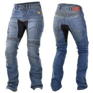 Trilobite Parado Motorrad-Jeans Damen Blau Lang