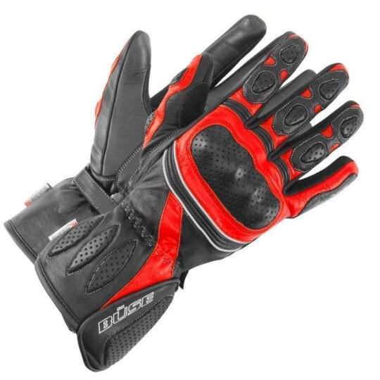 Büse Pit Lane glove black / red, men