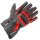 Büse Pit Lane Guantes negro / rojo para Hombre