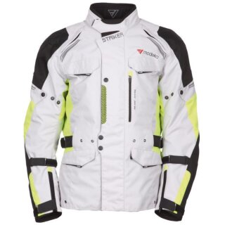 Modeka Striker textile jacket light grey / black 