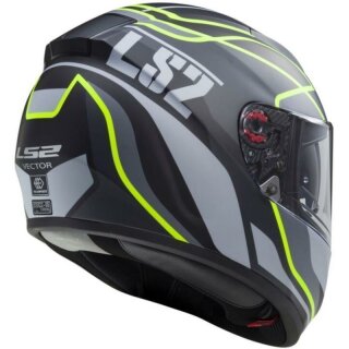 LS2 FF397 Vector Vantage full-face helmet matt-black / yellow L