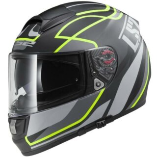 LS2 FF397 Vector Vantage full-face helmet matt-black / yellow XXL
