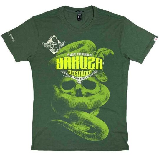 Yakuza Premium Mens T-Shirt 2404 green 4XL