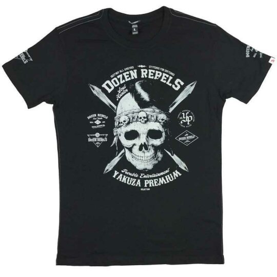 Yakuza Premium Herren T-Shirt 2410 schwarz XL